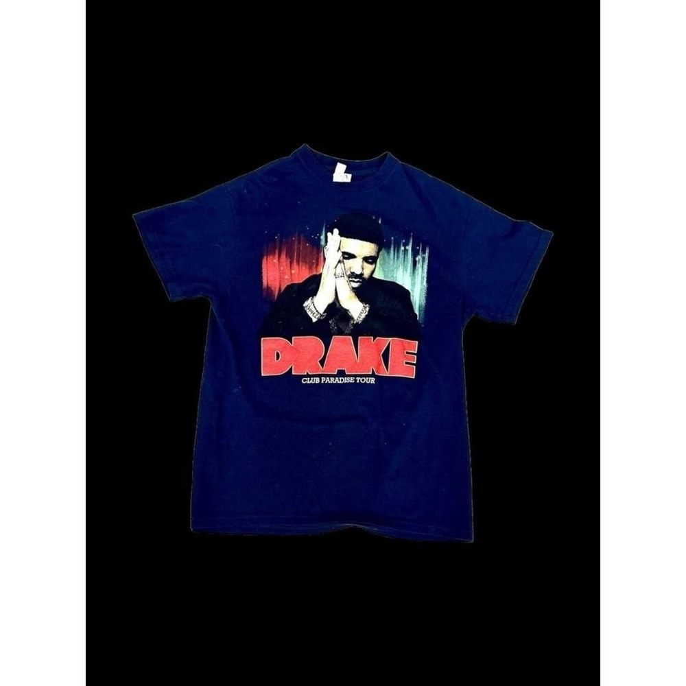 Vintage 2012 Drake Club Paradise Tour Tshirt Medium J Cole Meek Mill Size Medium